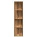 Armoire d'angle chêne artisanal 33x33x132 cm bois d'ingénierie - Photo n°3