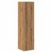 Armoire d'angle chêne artisanal 33x33x132 cm bois d'ingénierie - Photo n°5