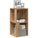 Armoire d'angle chêne artisanal 33x33x67 cm bois d'ingénierie - Photo n°1