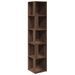 Armoire d'angle Chêne marron 33x33x164,5 cm Bois d'ingénierie - Photo n°2