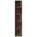 Armoire d'angle Chêne marron 33x33x164,5 cm Bois d'ingénierie - Photo n°4