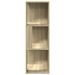 Armoire d'angle Chêne sonoma 33x33x100 cm Bois d'ingénierie - Photo n°5