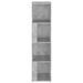 Armoire d'angle Gris béton 33x33x132 cm - Photo n°5