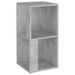 Armoire d'angle Gris béton 33x33x67 cm - Photo n°2