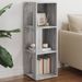 Armoire d'angle Sonoma gris 33x33x100 cm Bois d'ingénierie - Photo n°1