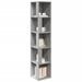 Armoire d'angle Sonoma gris 33x33x164,5 cm Bois d'ingénierie - Photo n°6