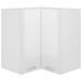 Armoire d'angle suspendue Blanc brillant 57x57x60 cm - Photo n°1