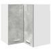 Armoire d'angle suspendue Gris béton 57x57x60 cm - Photo n°2