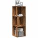 Armoire d'angle vieux bois 33x33x100 cm bois d'ingénierie - Photo n°1