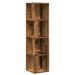 Armoire d'angle vieux bois 33x33x132 cm bois d'ingénierie - Photo n°2