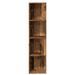 Armoire d'angle vieux bois 33x33x132 cm bois d'ingénierie - Photo n°4