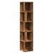 Armoire d'angle vieux bois 33x33x165 cm bois d'ingénierie - Photo n°2