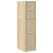 Armoire d'apothicaire chêne sonoma 30x41x118 cm bois ingénierie - Photo n°3