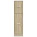 Armoire d'apothicaire chêne sonoma 30x41x118 cm bois ingénierie - Photo n°5