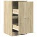 Armoire d'apothicaire chêne sonoma 40x41x77,5cm bois ingénierie - Photo n°2