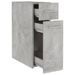 Armoire d'apothicaire Gris béton 20x45,5x60 cm - Photo n°5