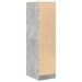 Armoire d'apothicaire gris béton 30x41x118 cm bois d'ingénierie - Photo n°7