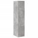 Armoire d'apothicaire gris béton 30x41x144,5 cm bois ingénierie - Photo n°3