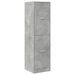 Armoire d'apothicaire gris béton 40x41x144,5 cm bois ingénierie - Photo n°3