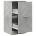 Armoire d'apothicaire gris béton 40x41x77,5cm bois d'ingénierie - Photo n°2