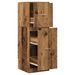 Armoire d'apothicaire vieux bois 40x41x118 cm bois d'ingénierie - Photo n°2