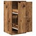 Armoire d'apothicaire vieux bois 40x41x77,5cm bois d'ingénierie - Photo n°2