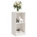 Armoire d'appoint blanc 35,5x33,5x76 cm bois de pin massif - Photo n°4