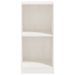 Armoire d'appoint blanc 35,5x33,5x76 cm bois de pin massif - Photo n°5