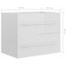 Armoire d'évier Blanc brillant 60x38,5x48 cm - Photo n°8