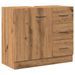 Armoire d'évier chêne artisanal 63x30x54 cm bois d'ingénierie - Photo n°2