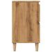 Armoire d'évier chêne artisanal 80x33x60 cm bois d'ingénierie - Photo n°6