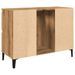 Armoire d'évier chêne artisanal 80x33x60 cm bois d'ingénierie - Photo n°7