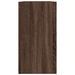 Armoire d'évier chêne marron 63x29x55 cm bois d'ingénierie - Photo n°6