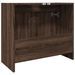 Armoire d'évier chêne marron 63x29x55 cm bois d'ingénierie - Photo n°7