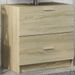 Armoire d'évier chêne sonoma 59x37x59 cm bois d'ingénierie - Photo n°1