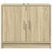 Armoire d'évier chêne sonoma 63x29x55 cm bois d'ingénierie - Photo n°4