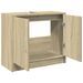 Armoire d'évier chêne sonoma 63x29x55 cm bois d'ingénierie - Photo n°5