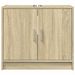 Armoire d'évier chêne sonoma 63x29x55 cm bois d'ingénierie - Photo n°4