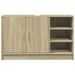 Armoire d'évier chêne sonoma 90x29x55 cm bois d'ingénierie - Photo n°4