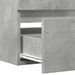 Armoire d'évier Gris béton 100x38,5x45 cm - Photo n°8