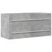 Armoire d'évier Gris béton 100x38,5x48 cm - Photo n°2