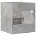 Armoire d'évier Gris béton 41x38,5x45 cm Bois d’ingénierie - Photo n°7