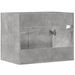 Armoire d'évier Gris béton 60x38,5x46 cm - Photo n°6