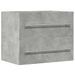 Armoire d'évier Gris béton 60x38,5x48 cm - Photo n°2