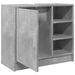 Armoire d'évier gris béton 63x29x55 cm bois d'ingénierie - Photo n°5