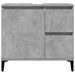 Armoire d'évier gris béton 65x33x60 cm bois d'ingénierie - Photo n°4