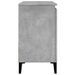 Armoire d'évier gris béton 65x33x60 cm bois d'ingénierie - Photo n°6