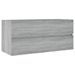 Armoire d'évier Sonoma gris 100x38,5x45 cm Bois d'ingénierie - Photo n°2