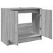 Armoire d'évier sonoma gris 63x29x55 cm bois d'ingénierie - Photo n°5