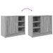 Armoire d'évier sonoma gris 63x29x55 cm bois d'ingénierie - Photo n°8